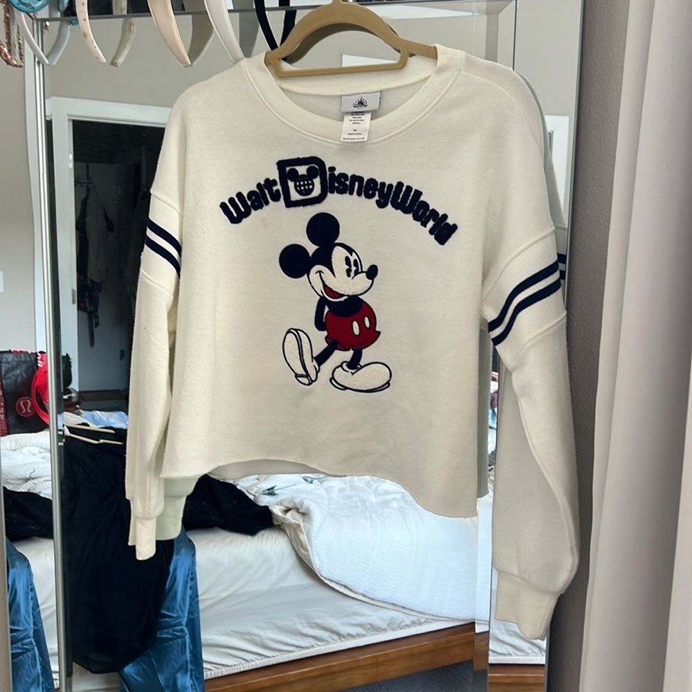 Disney | Walt Disney World Cropped Sweatshirt | Size XS
